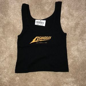 LOS ANGELES BRANDY MELVILLE CROPPED TANK